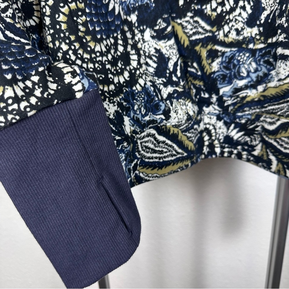 Joie | Navy and White‎ Patterned Sweater - Picture 2 of 7